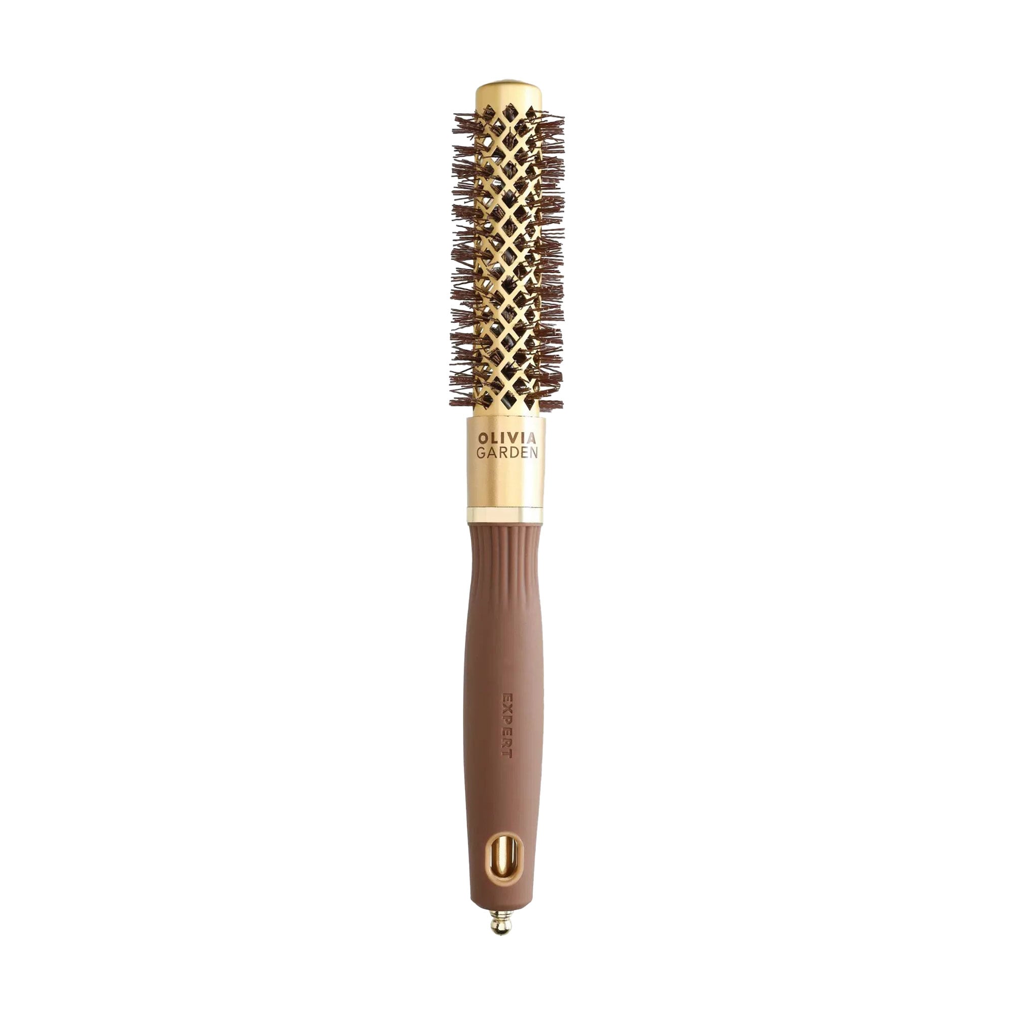 Браш для волосся Olivia Garden Expert Blowout Shine Wavy Bristles, Gold &amp; Brown, діаметр 20 мм