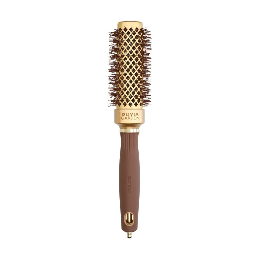 Браш для волосся Olivia Garden Expert Blowout Straight Wavy Bristles Gold &amp; Brown, діаметр 30 мм